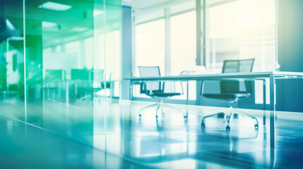 background with calm colours in modern office