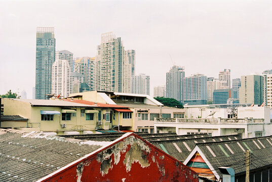 View of Bangkok cityscape  - Powered by Adobe