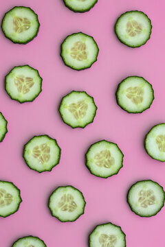 Cucumber pattern background