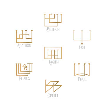 The seven Olympian spirits