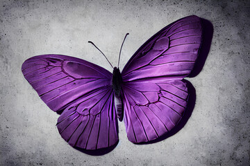 Obraz na płótnie Canvas butterfly on a pink background