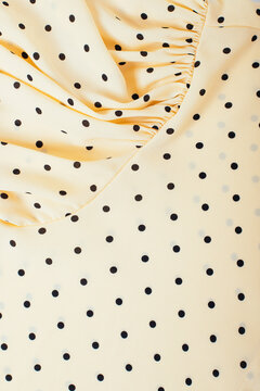 Close up of a dotted shirt