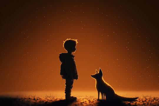 The Little Prince. Antoine Marie Roger de Saint Exupery. A timeless classic, a book, a story, for children and adults. Generative AI