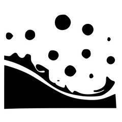 black and white of icon shape