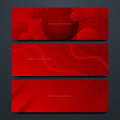 Fototapeta premium Abstract red background