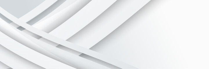 White grey gray geometric shapes abstract background geometry shine and layer element vector for presentation design. Suit for business, corporate, institution, party, festive, seminar, and talks.