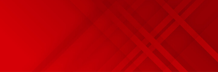 Abstract red banner background design template vector illustration with 3d overlap layer and geometric wave shapes. Polygonal abstract background, texture, advertisement layout and web page