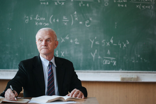 Portrait of a mature professor 