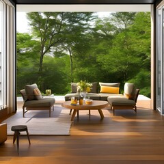 Obraz premium Pagoda home283, Generative AI