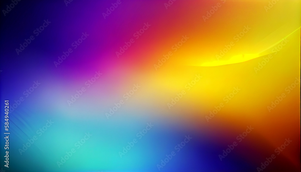 Poster abstract multi colored backdrop pattern in bright glowing yellow generated by ai