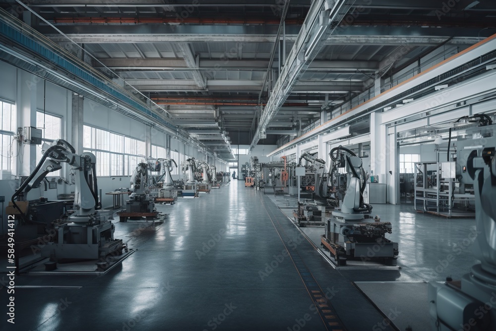 Poster a factory with machines and machinery inside of it's walls factory constructivism manufacturing plan
