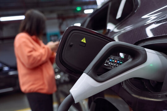 Modern electric vehicle charged