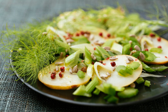 Pear, Celery Fennel Salad