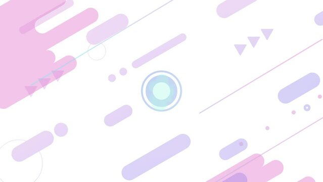 シェイプが弾けるモーショングラフィック
ループ背景 背景白色バージョン 
Apple ProRes 422 HQ MOV 