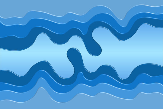 wave blended blue background and wallpapper