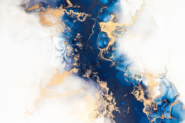 Marble ink abstract art from exquisite original painting for abstract background . Painting was...