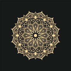 vector mandala sacred geometry illustration.