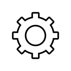 gear icon vector illustration