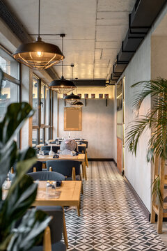 Modern family restaurant with rabbit themed decoration