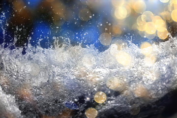 water jet spray abstract background flow stream river nature