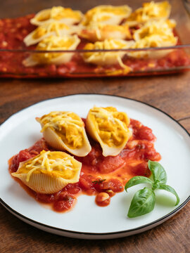 Winter Squash Filled Pasta Shells
