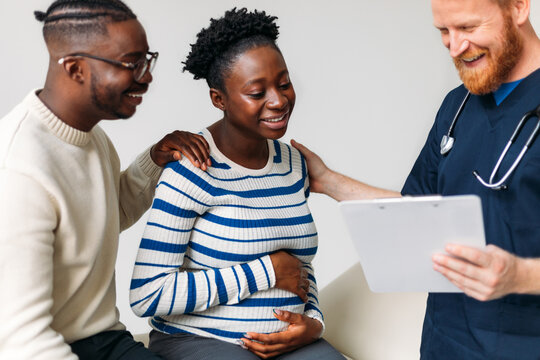 Pregnant Woman on Regular Checkup 