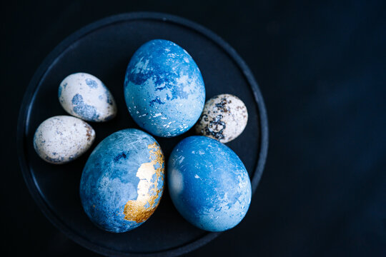 Close up Easter eggs. - Powered by Adobe