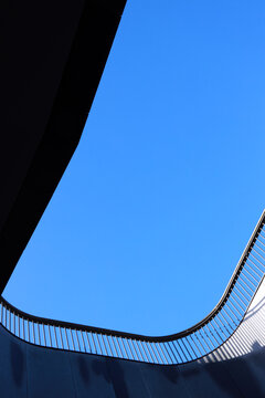 fence and blue sky
