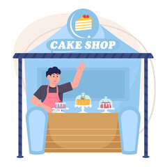 Cake Shop Illustration