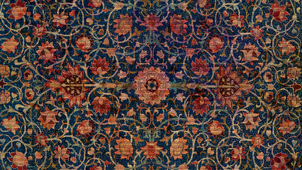 Details of the applications in Anatolia craftsman carpets and fabrics