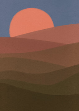 Behind a Dozen Mountains, Deserts, or Dunes, My Sun Sets for You