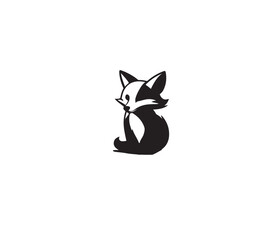 Fototapeta premium black and white cat