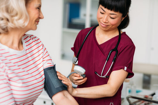 Senior Woman on Regular Doctor Check Up