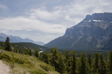 Tourism in the mountains is a wonderful landscape for hiking, climbing, rafting and active recreation