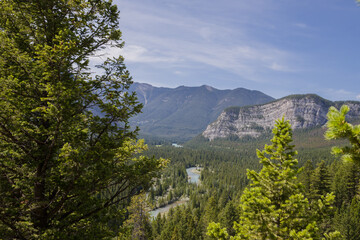 Tourism in the mountains is a wonderful landscape for hiking, climbing, rafting and active recreation