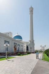 Fototapeta na wymiar Awesome view of Minor Mosque in Tashkent, Uzbekistan