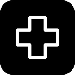 Medical icon represents healthcare and medicine in general, including medical equipment, medication, and medical procedures