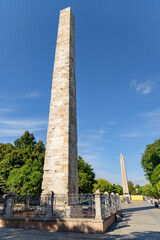 The Walled Obelisk and the Obelisk of Theodosius in Istanbul