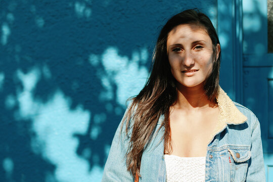 Serious Portrait in Dappled Light