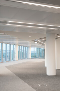 empty interior space of a design office