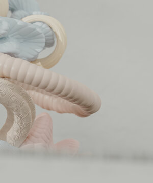 3d render with abstract gray tones 