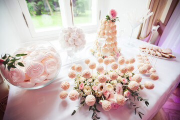wedding candy bar in northern italy