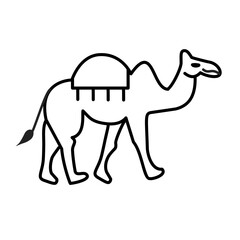 camel line icon