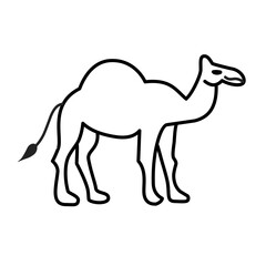 camel line icon
