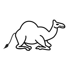 camel line icon