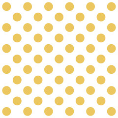 Golden Gold Polka Dot Seamless Pattern
