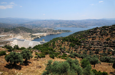 Fototapeta na wymiar Cine Dam - Aydin - TURKEY