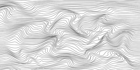 Abstract wavy artistic template. Wave Stripe vector Background	
