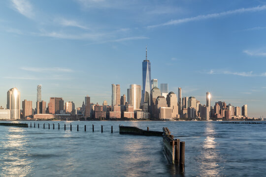 Lower manhattan views from New Jersey