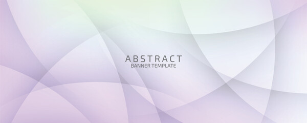 Abstract banner template with modern design